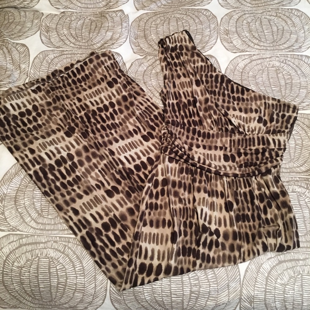 Vince Camuto animal print maxi EUC